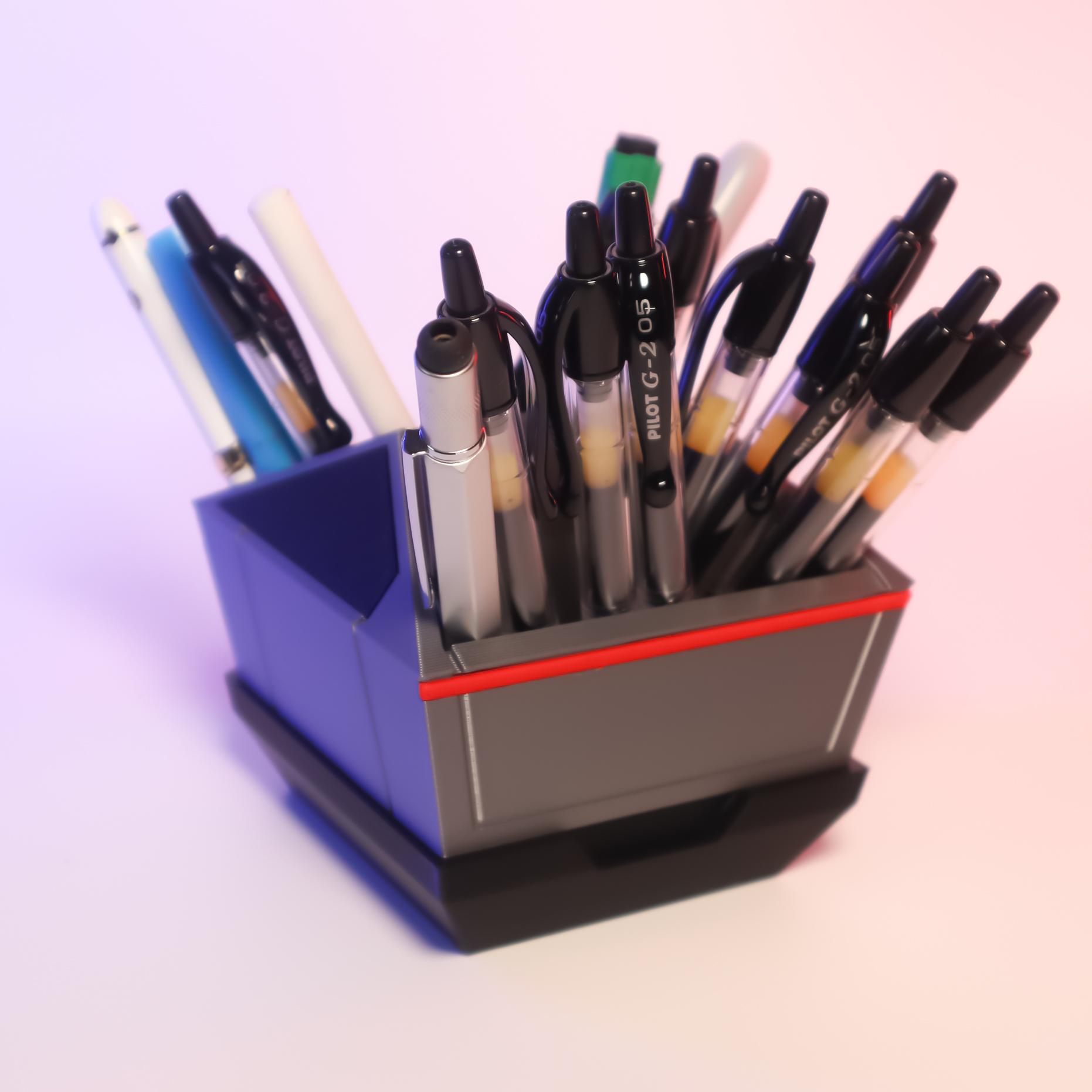 Cyber Desk Organizer 3d model