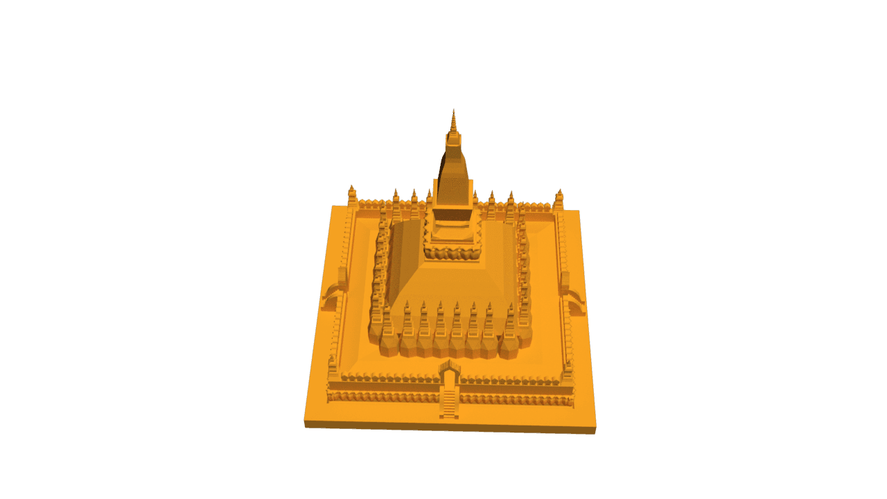 Laos - Pha That Luang.stl 3d model