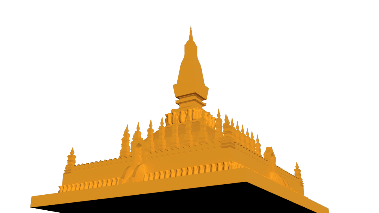 Laos - Pha That Luang.stl 3d model