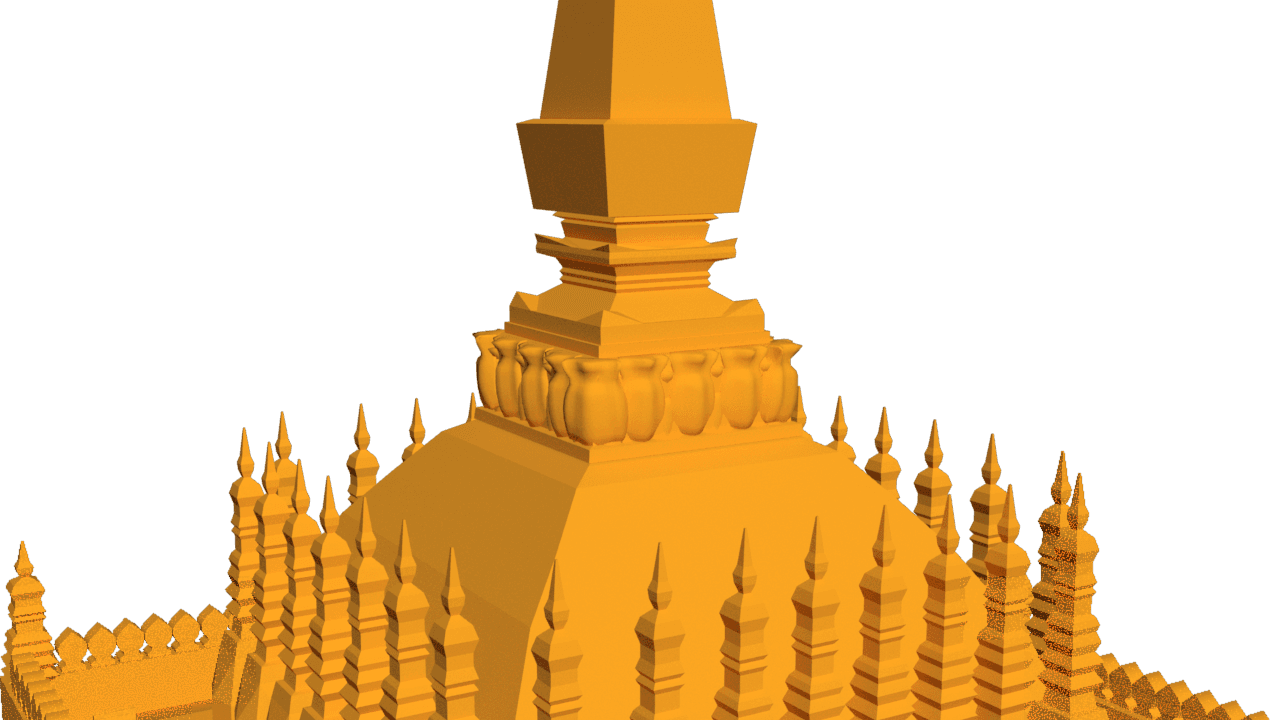 Laos - Pha That Luang.stl 3d model