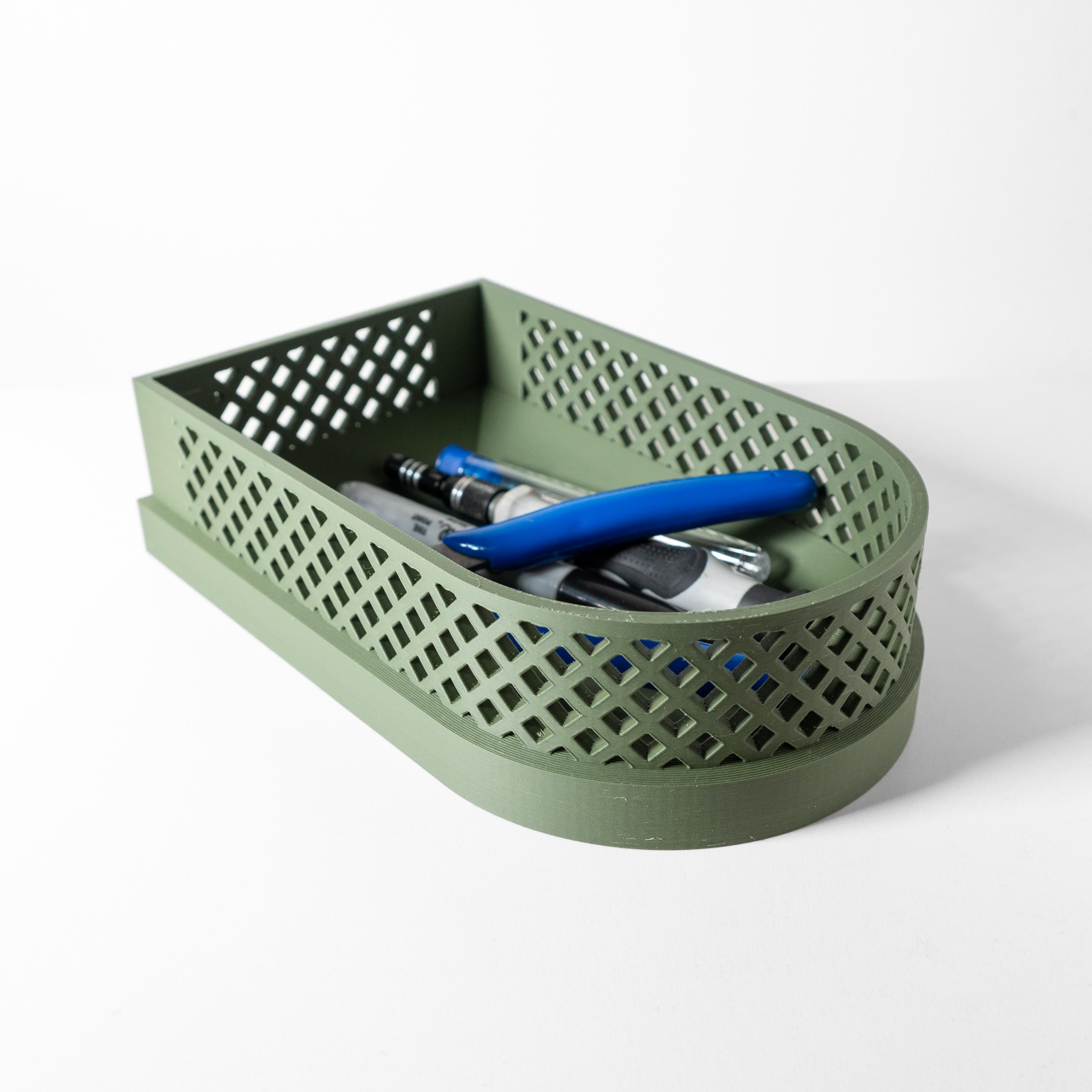 The Javi Catch-all Tray or Desk Organizer | Modern Office and Home Decor 3d model