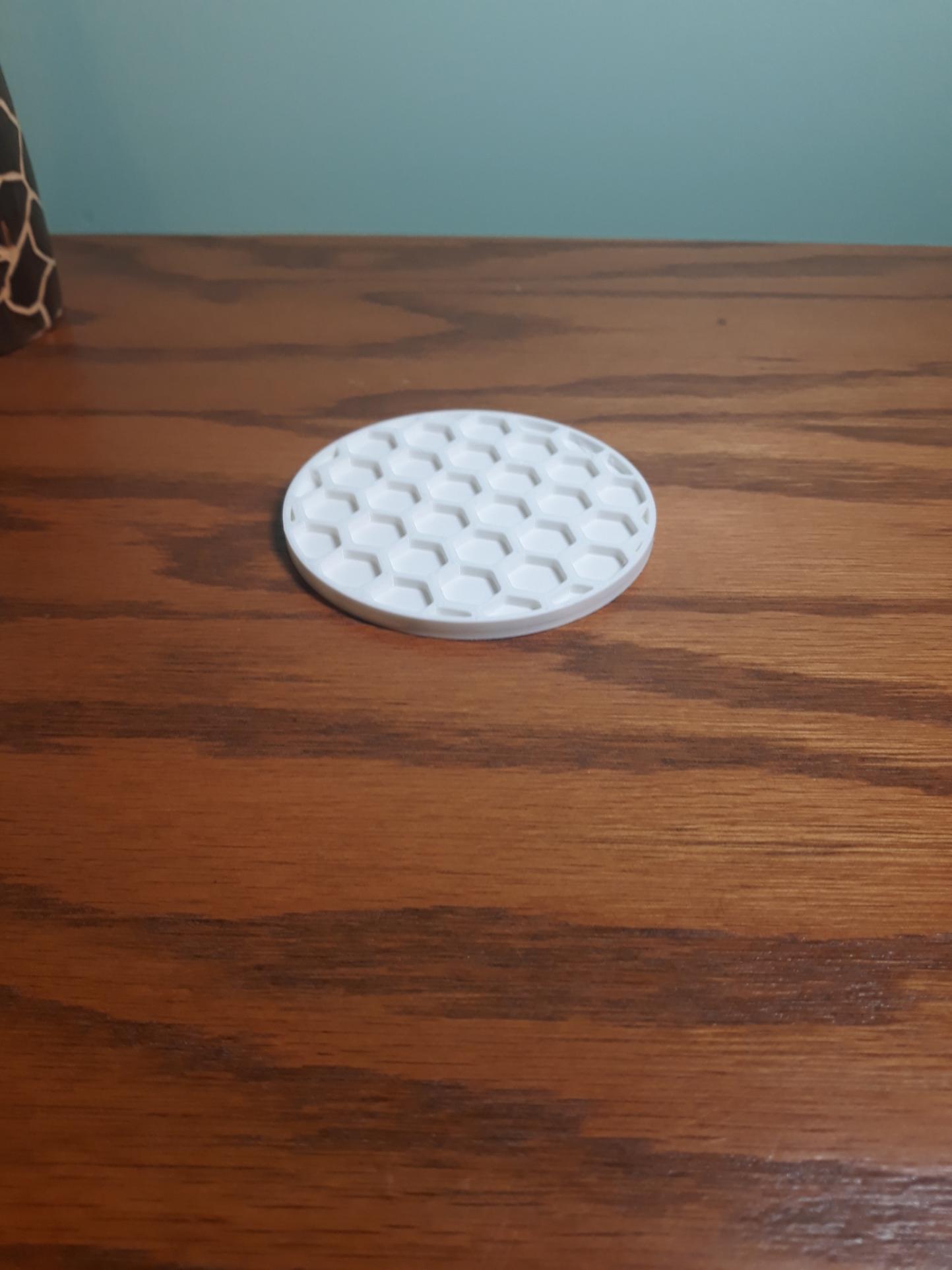Honeycomb coasters 3d model
