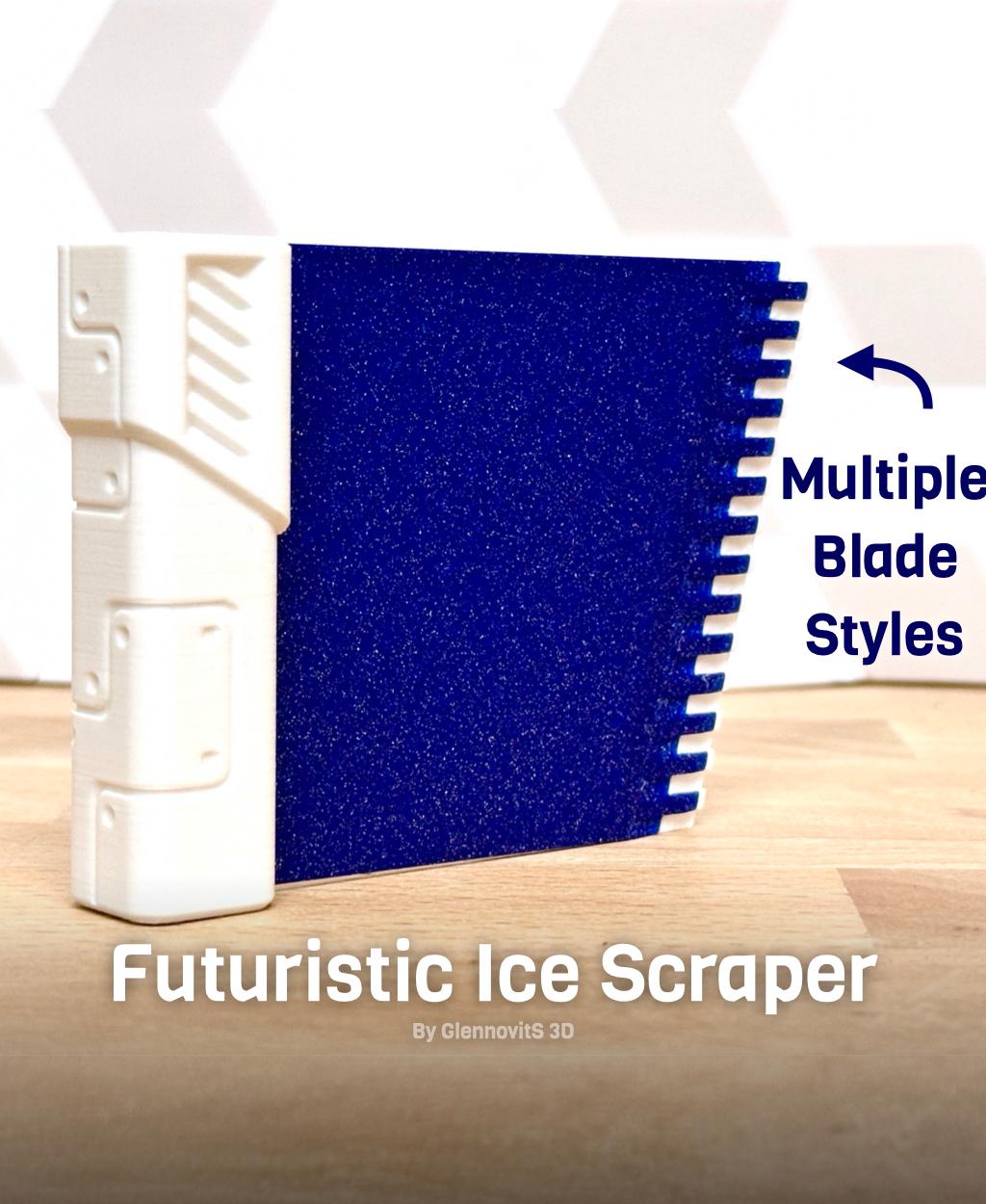 Futuristic Ice Scraper (simple yet detailed - from the future?) 3d model