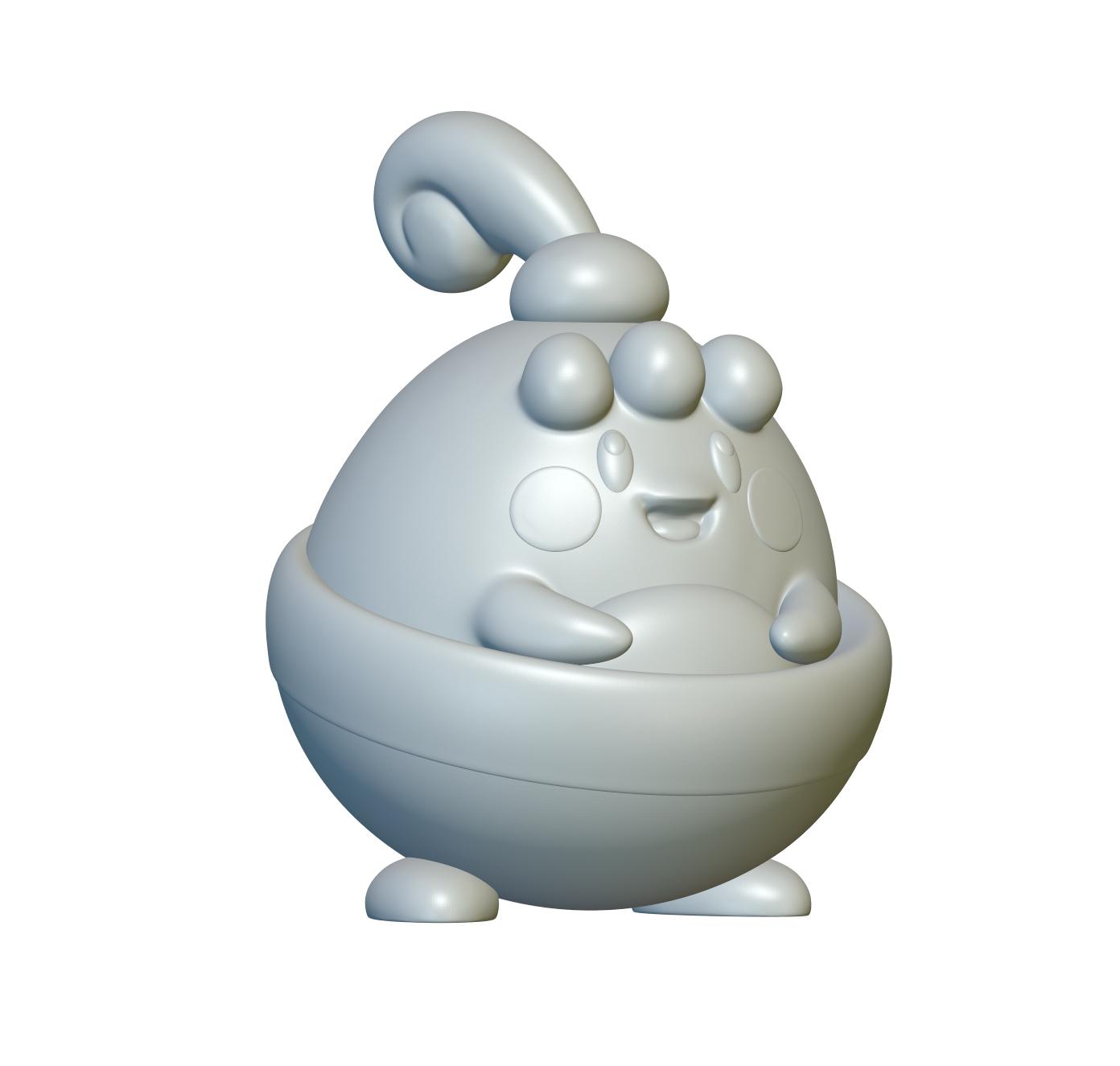 Pokemon Happiny #440 - Optimized for 3D Printing 3d model