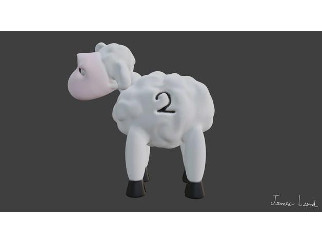 Counting Sheep Gone Wrong 3d model