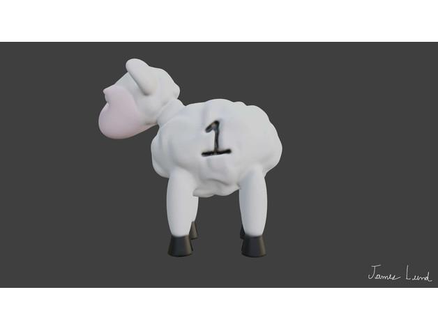 Counting Sheep Gone Wrong 3d model