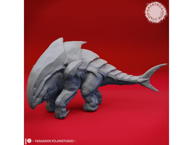 Bulette - Tabletop Miniature 3d model