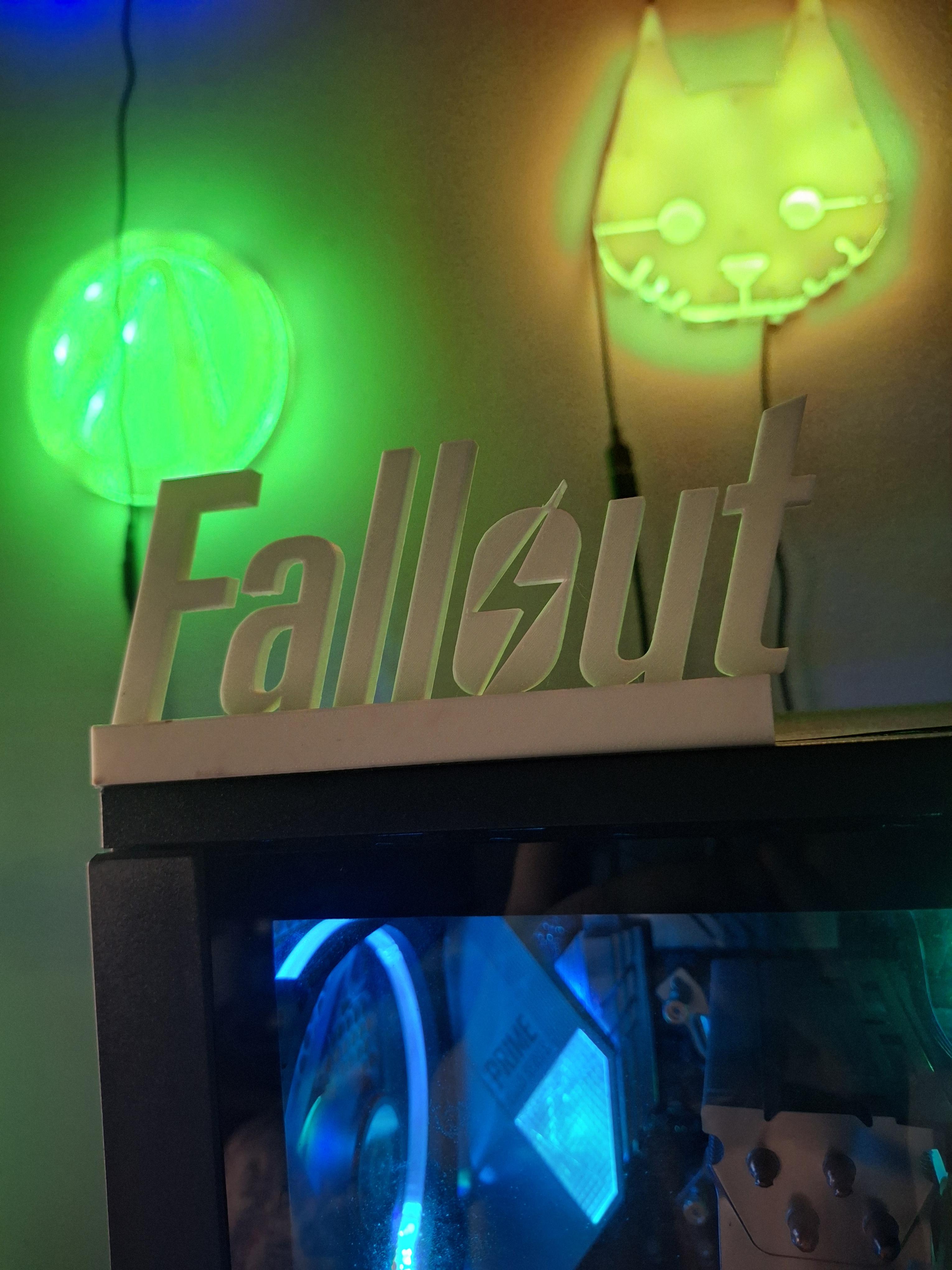 Fallout logo 3d model
