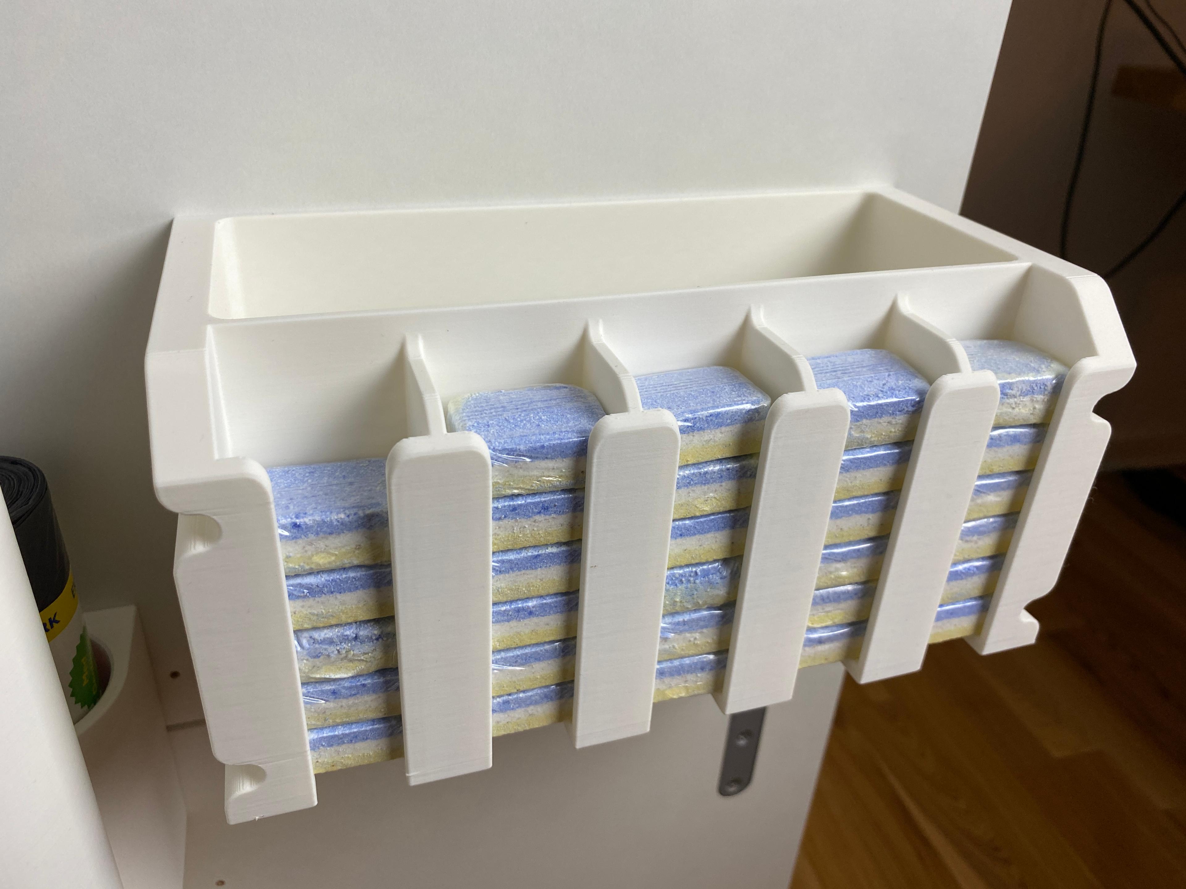 Kitchen cabinet Dishwasher soap holder 3d model