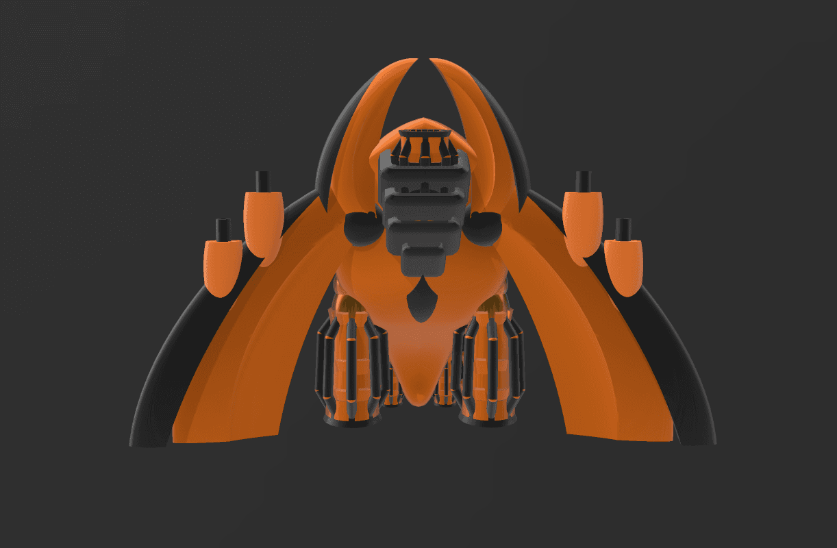 spaceship 3d model