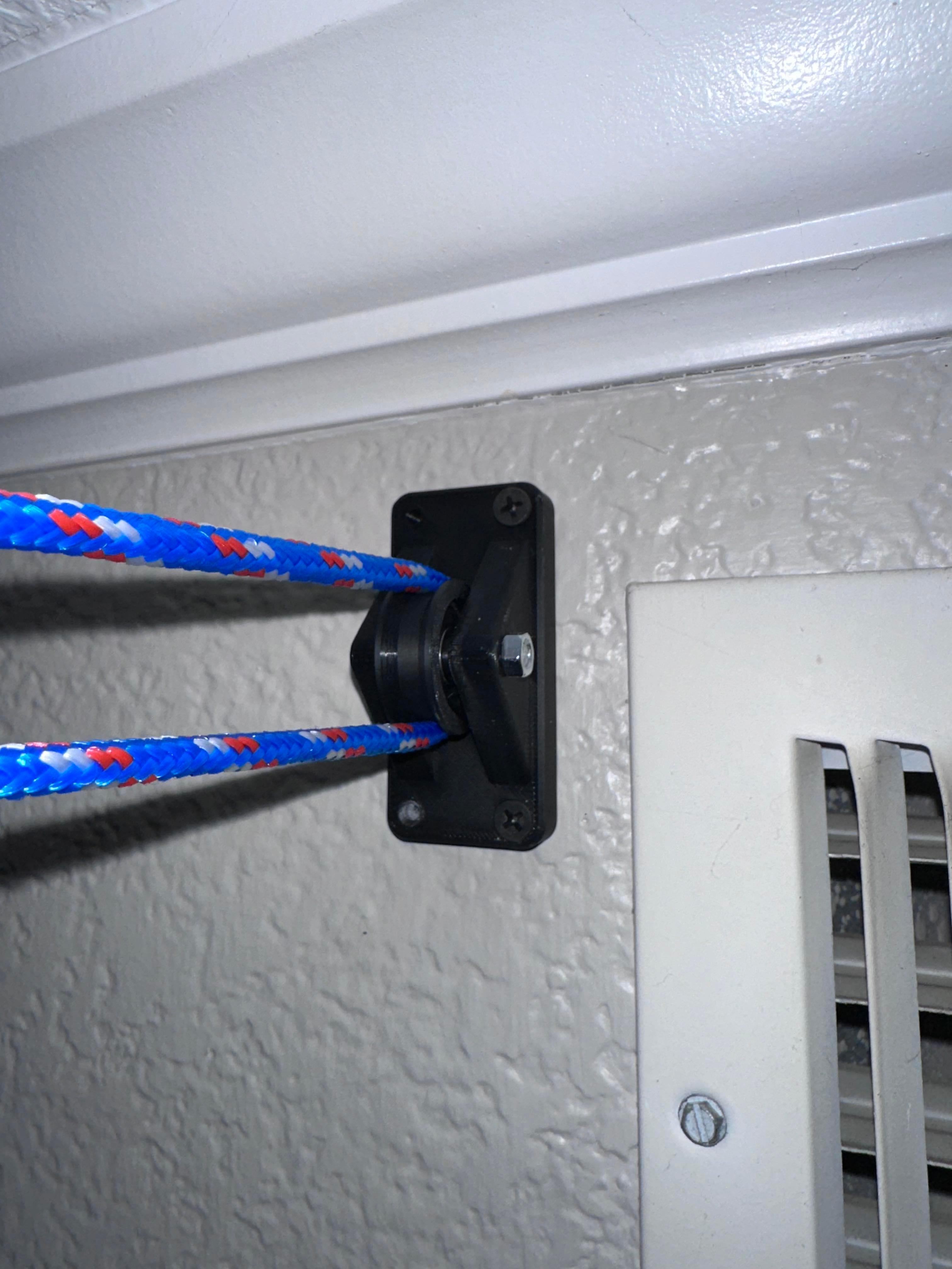 Simple Wall Mounted Pulley. 3d model