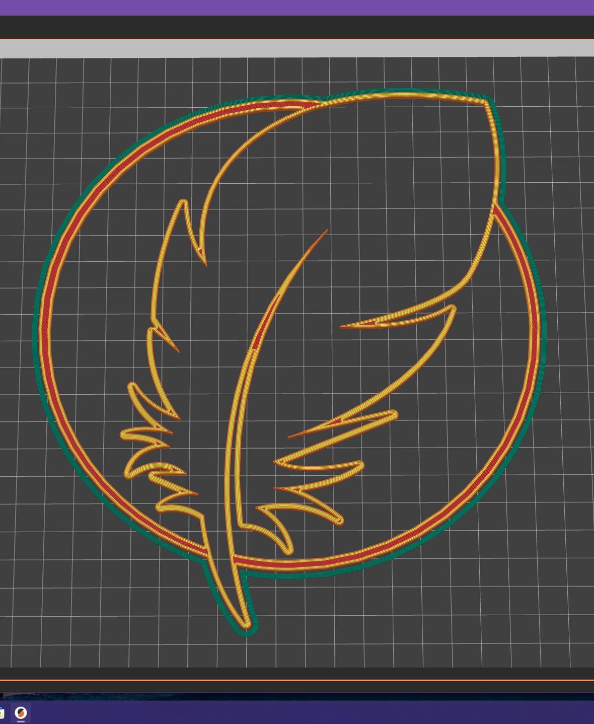 Floating Feathers 3d model