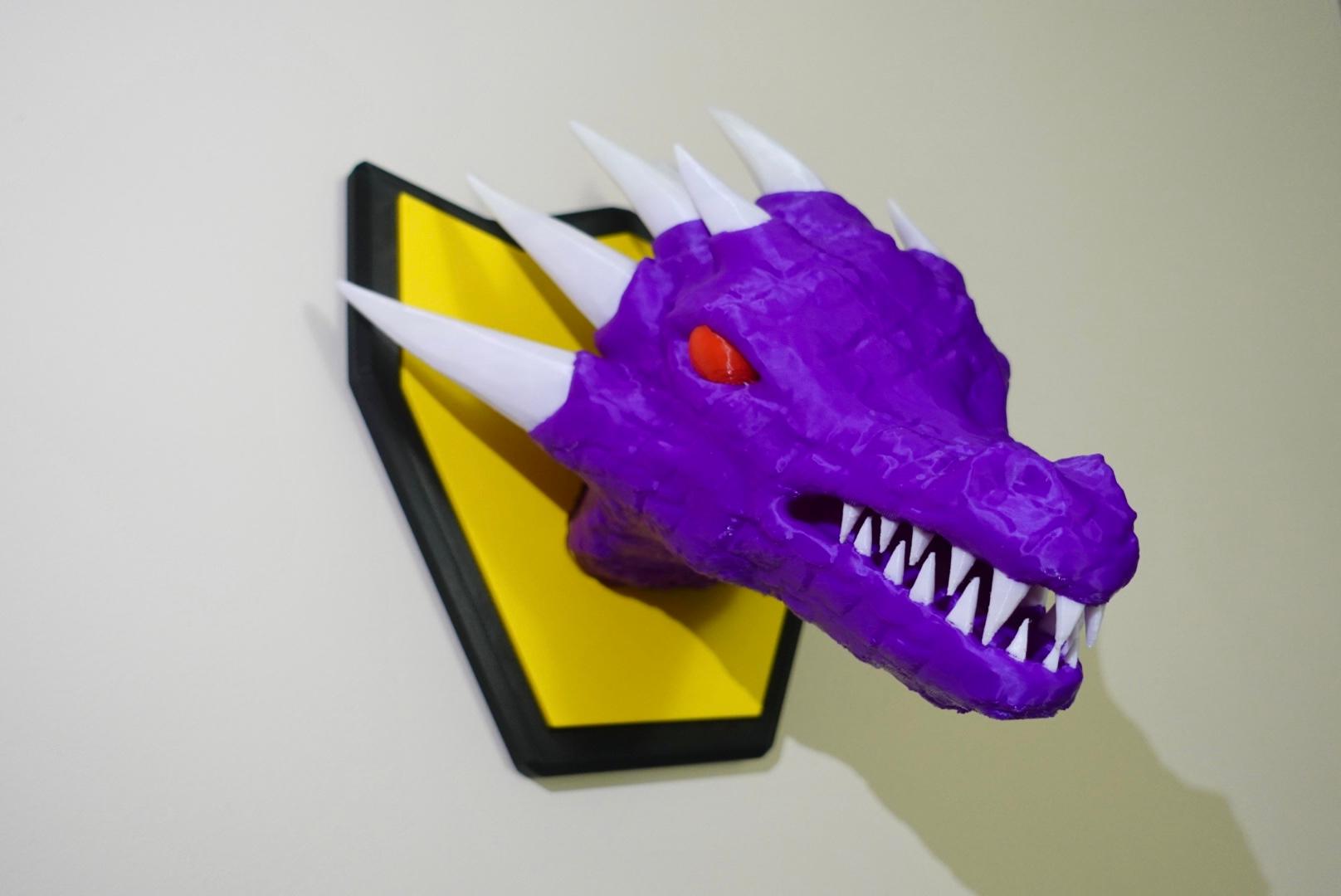 Dragon Head Wall Decor 3d model