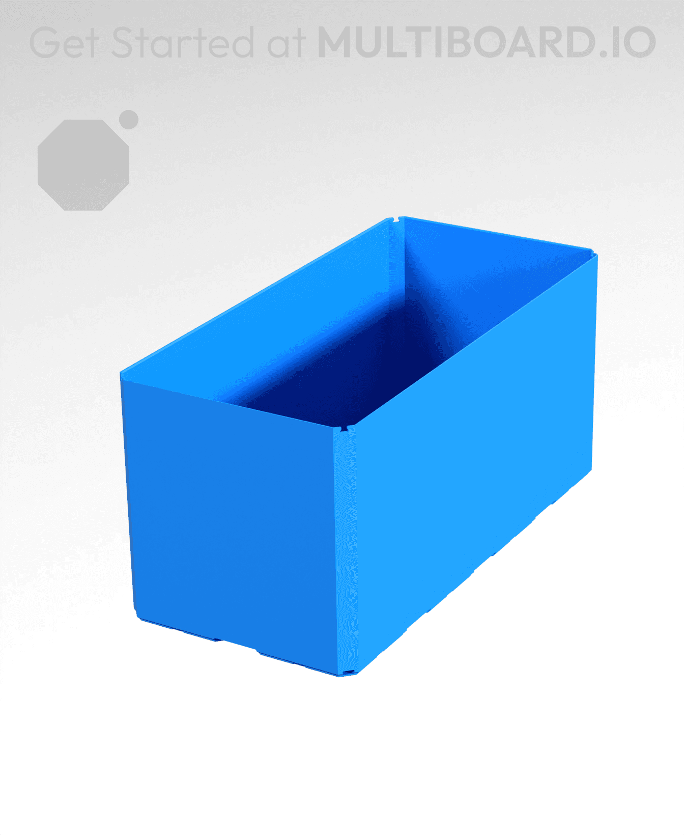 2x4x2 - Bin - Multibin Insert 3d model