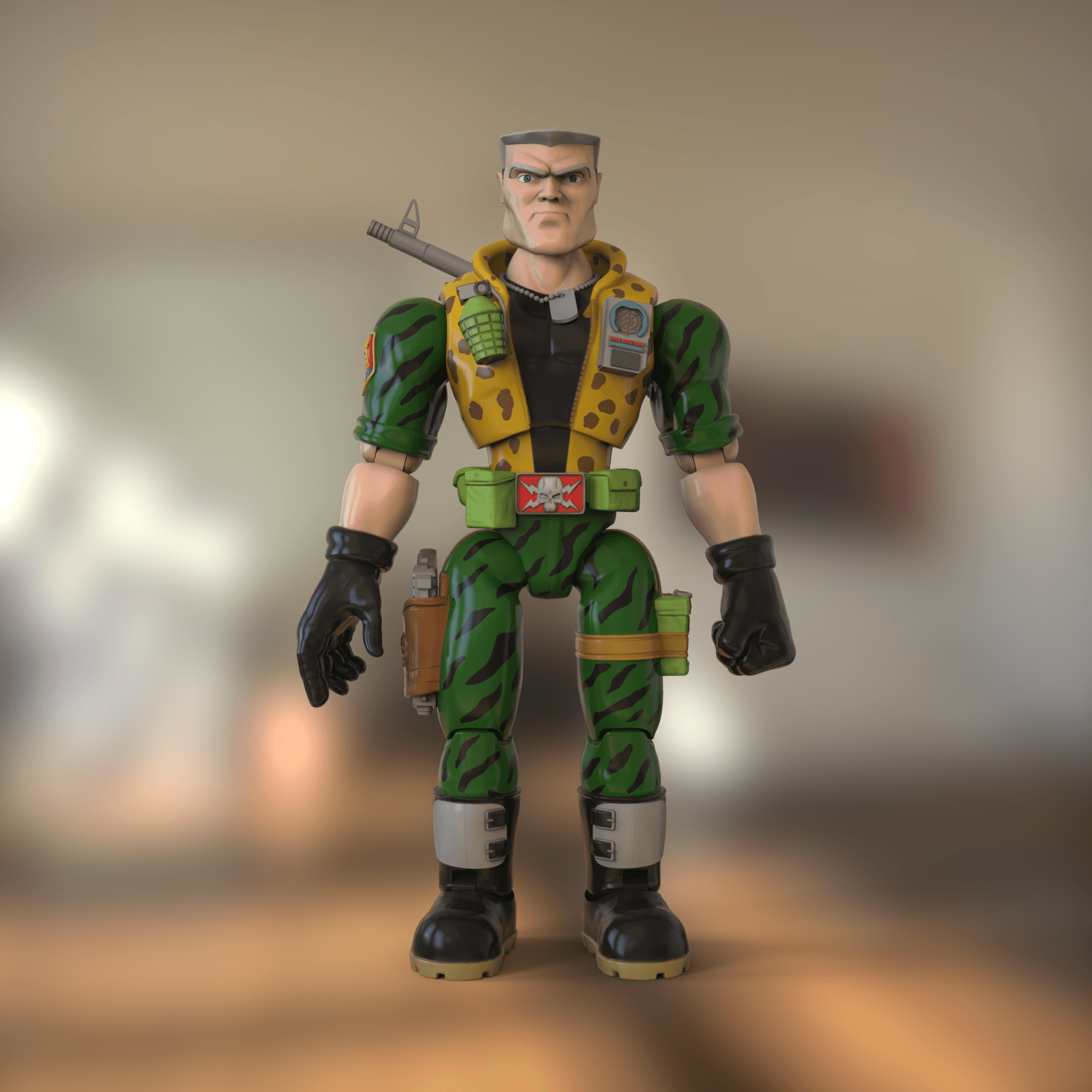 Small Soldiers Chip Hazzard 3d model