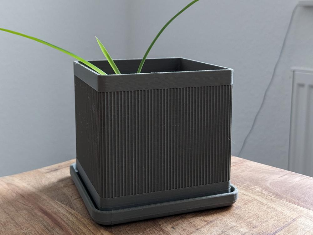 Cubic planter 3d model