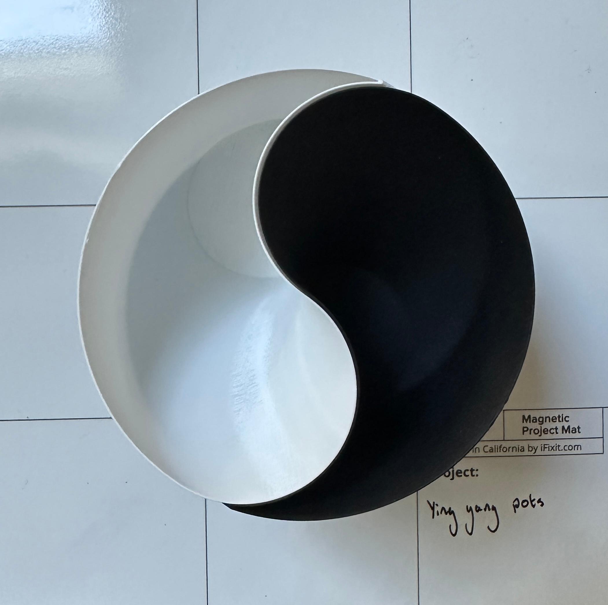 Yin-Yang Vase - BackToSchool 3d model
