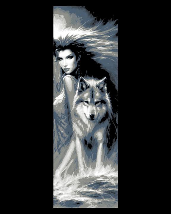 In the Wild with Her sister Wolf By Her Side - Set of 3 Bookmarks 3d model