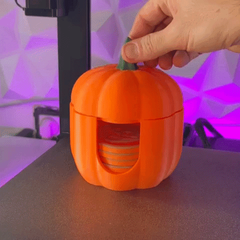 Pumpkin Coasters 3d model