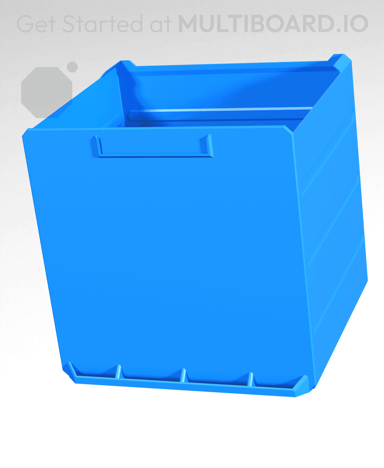 4x4x3.5-Deep - Multibin Simple Drawer 3d model