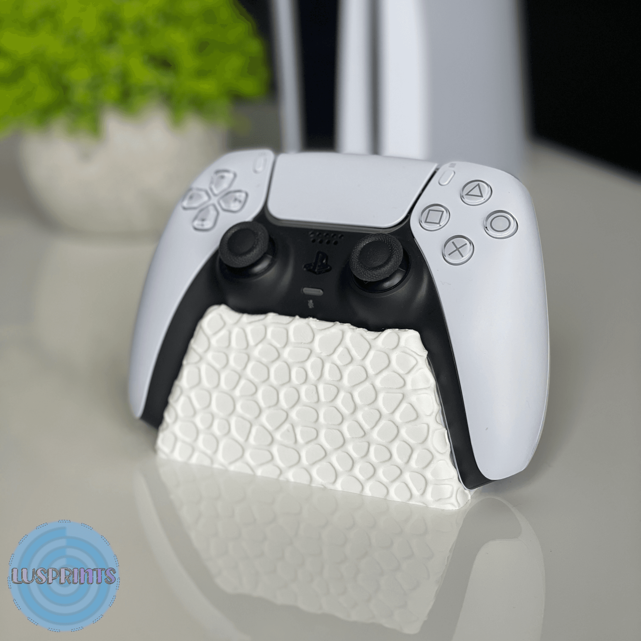 PlayStation 5 Voronoi Controller Stand 🔵🎮 3d model