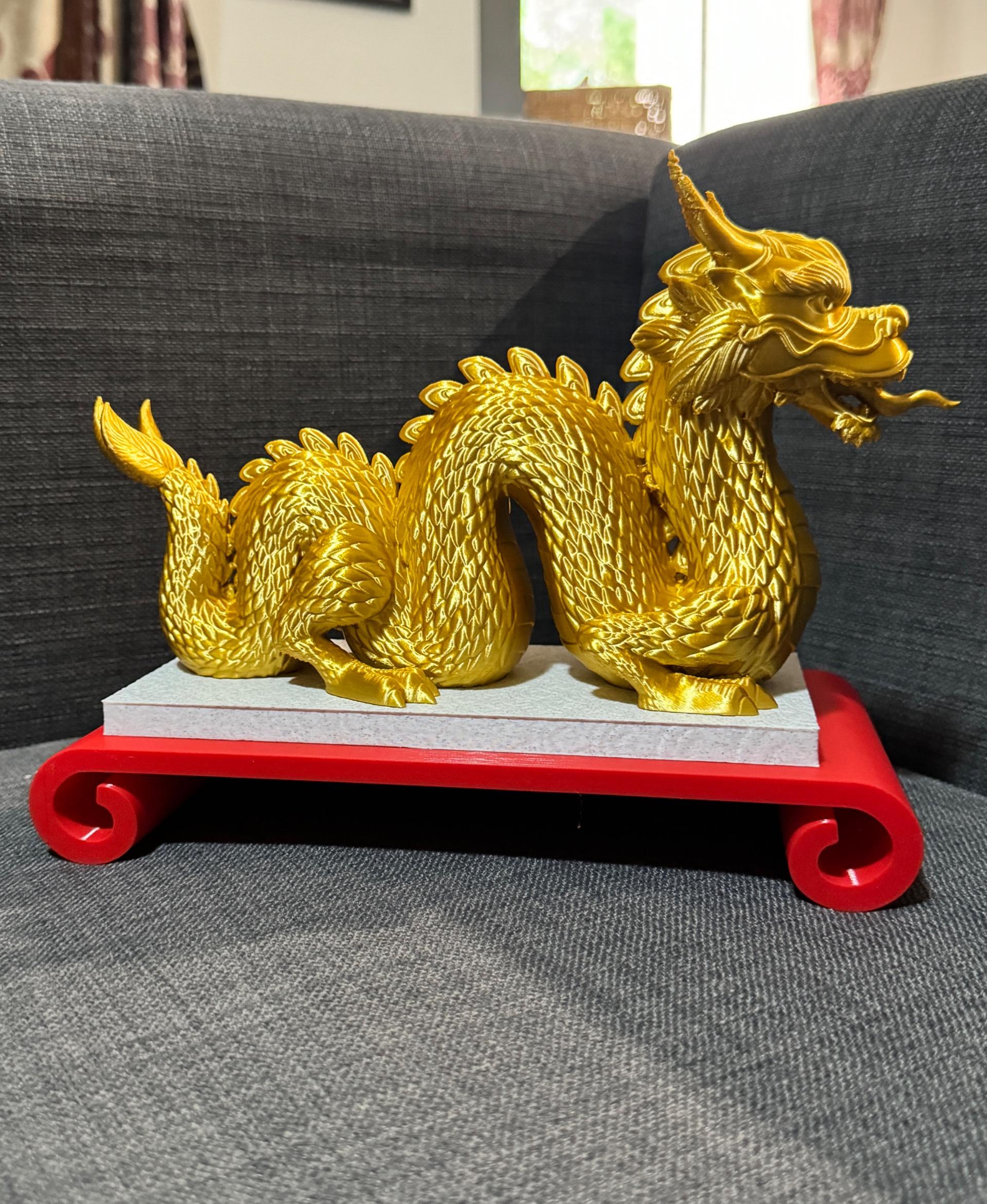 Chinese Dragon  - Had some issues with the tip of the horns but the rest was gorgeous!  - 3d model