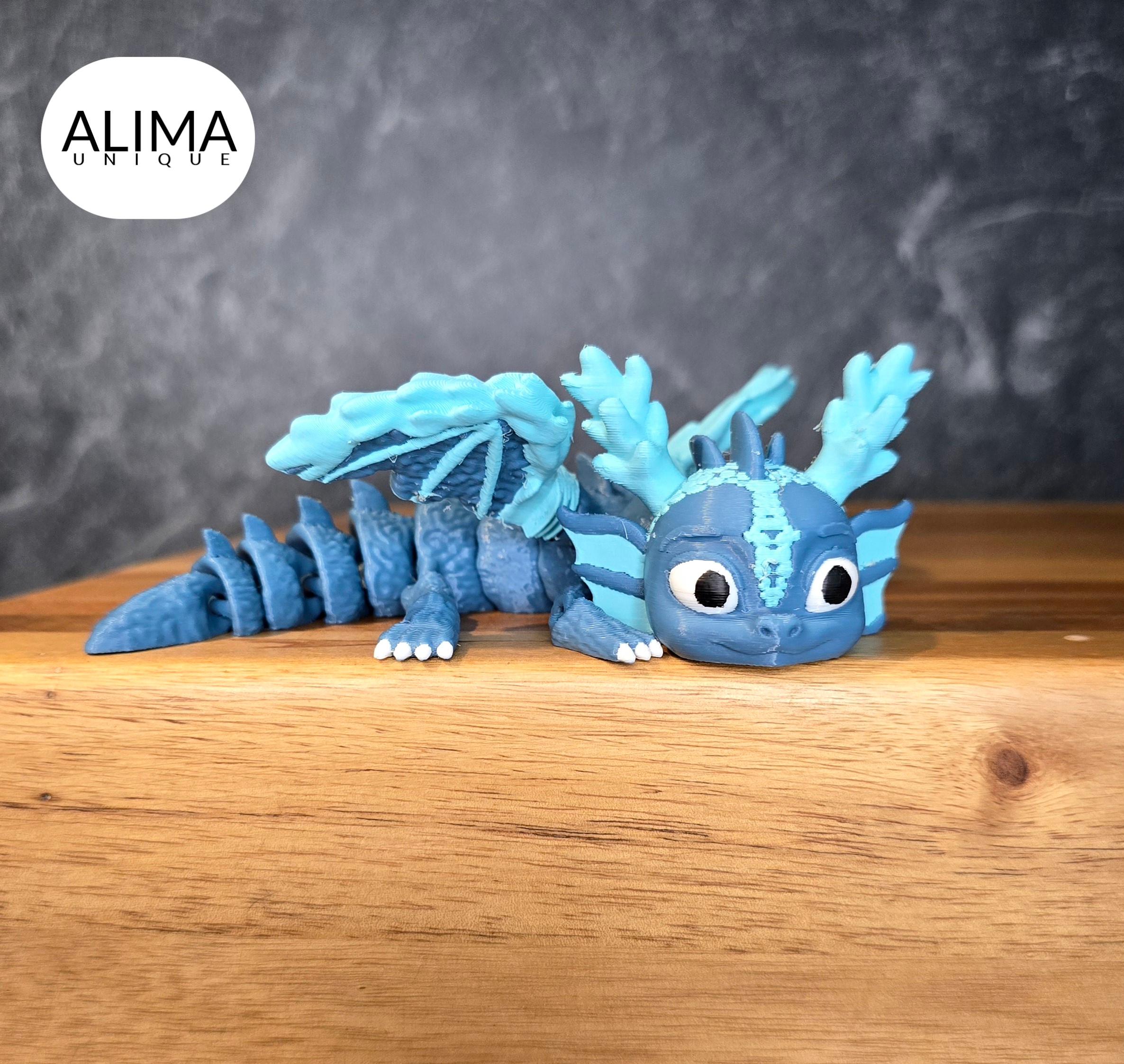 ARTICULATED UNDERWATER CORAL DRAGON  3d model