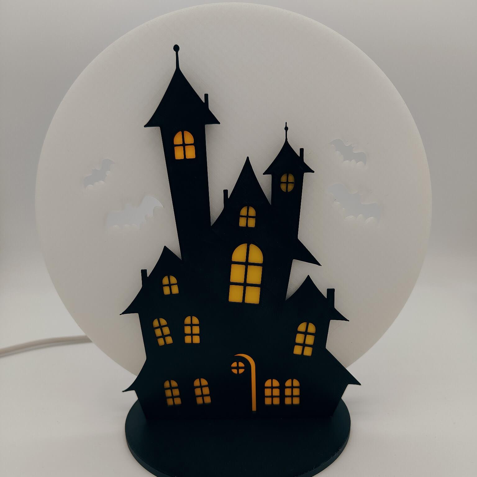 Halloween LED Castle Centerpiece 3d model