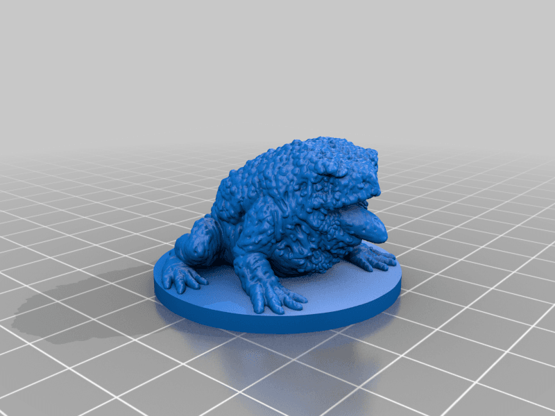 Zombie Giant Toad 3d model