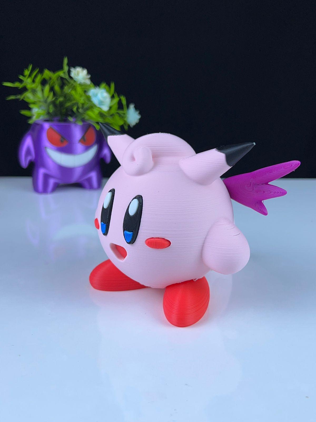 Clefable Kirby - Multipart 3d model