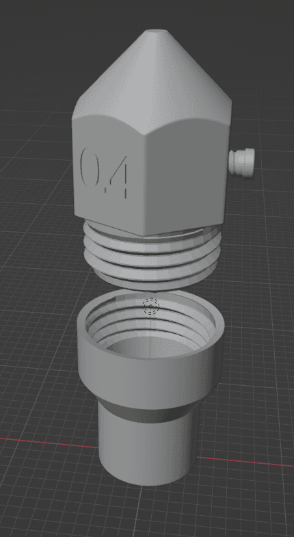 Nozzle can holder 3d model
