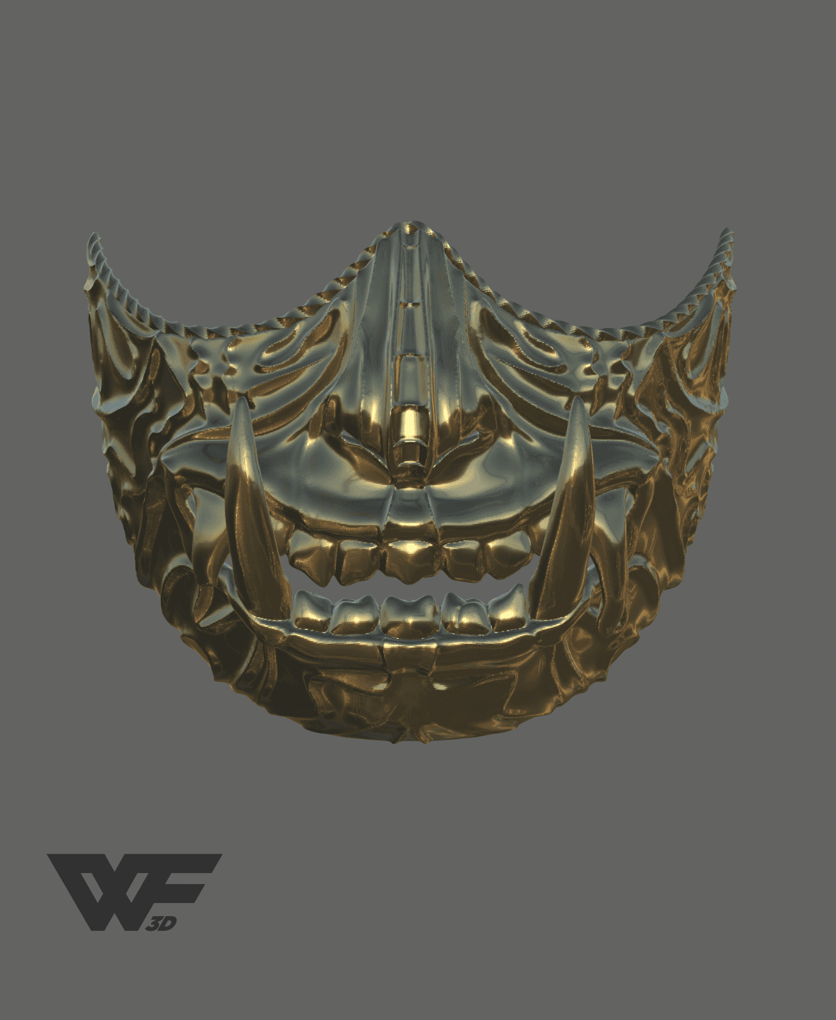 Oni Mask #1 3d model