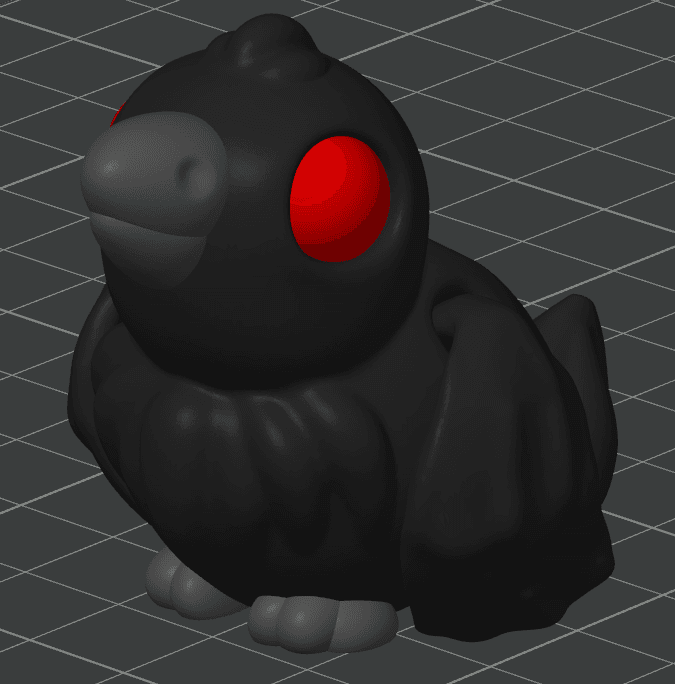 Nevermore Raven 3d model