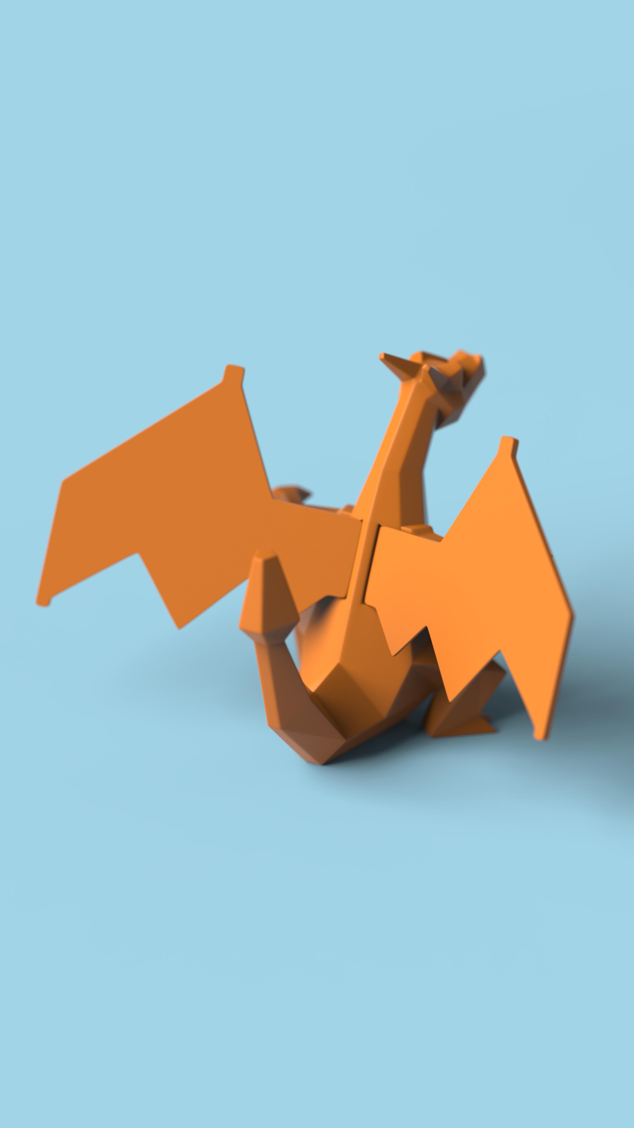 Low-poly Charizard 3d model
