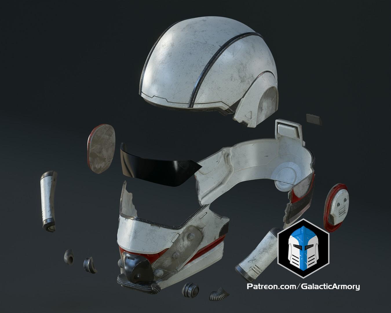 Helldivers 2 Helmet - Bonesnapper - 3D Print Files 3d model