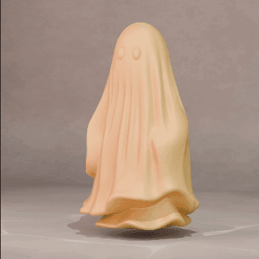 Ghost With Lantern .stl 3d model