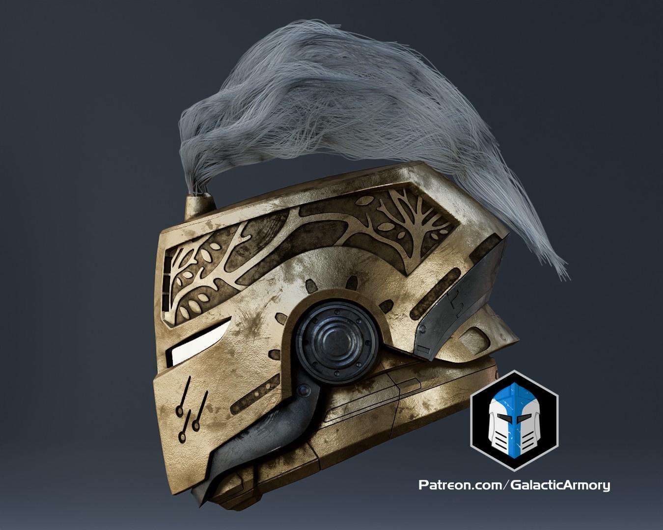 Destiny Iron Companion Helmet - 3D Print Files 3d model