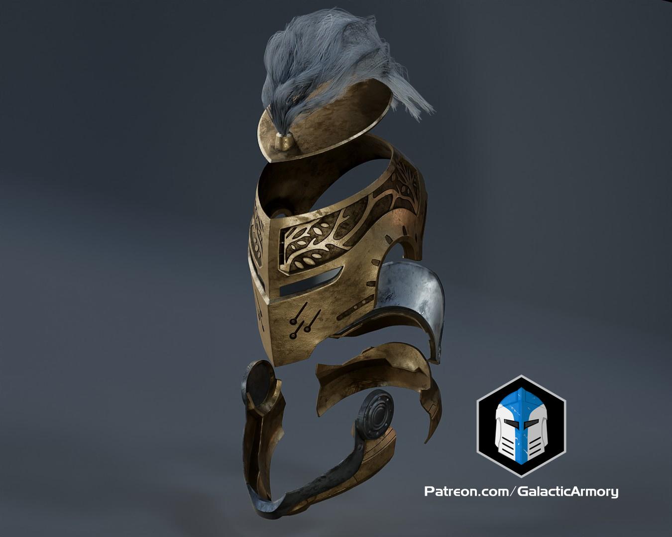 Destiny Iron Companion Helmet - 3D Print Files 3d model