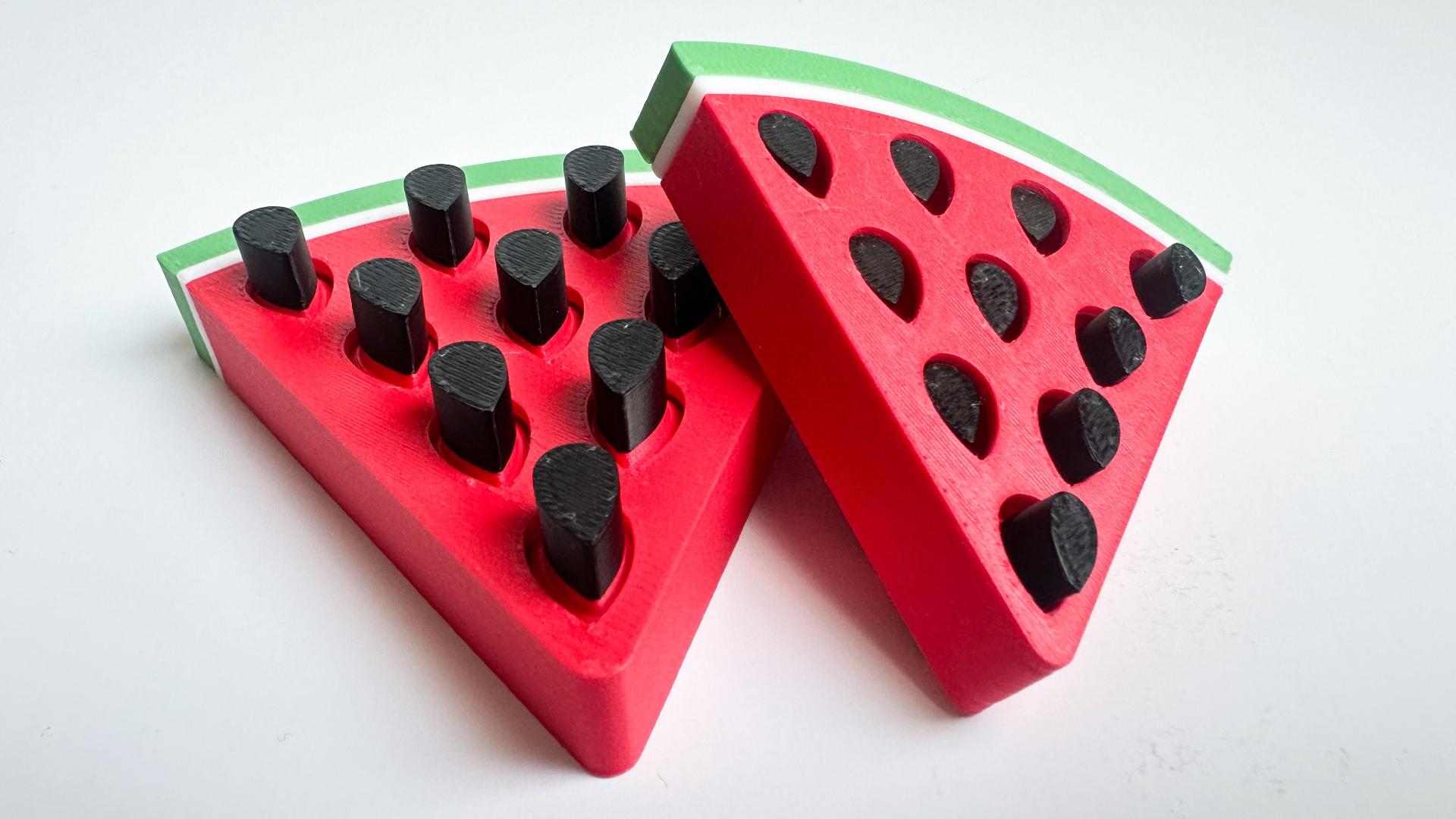 Watermelon Wedge Fidget 3d model