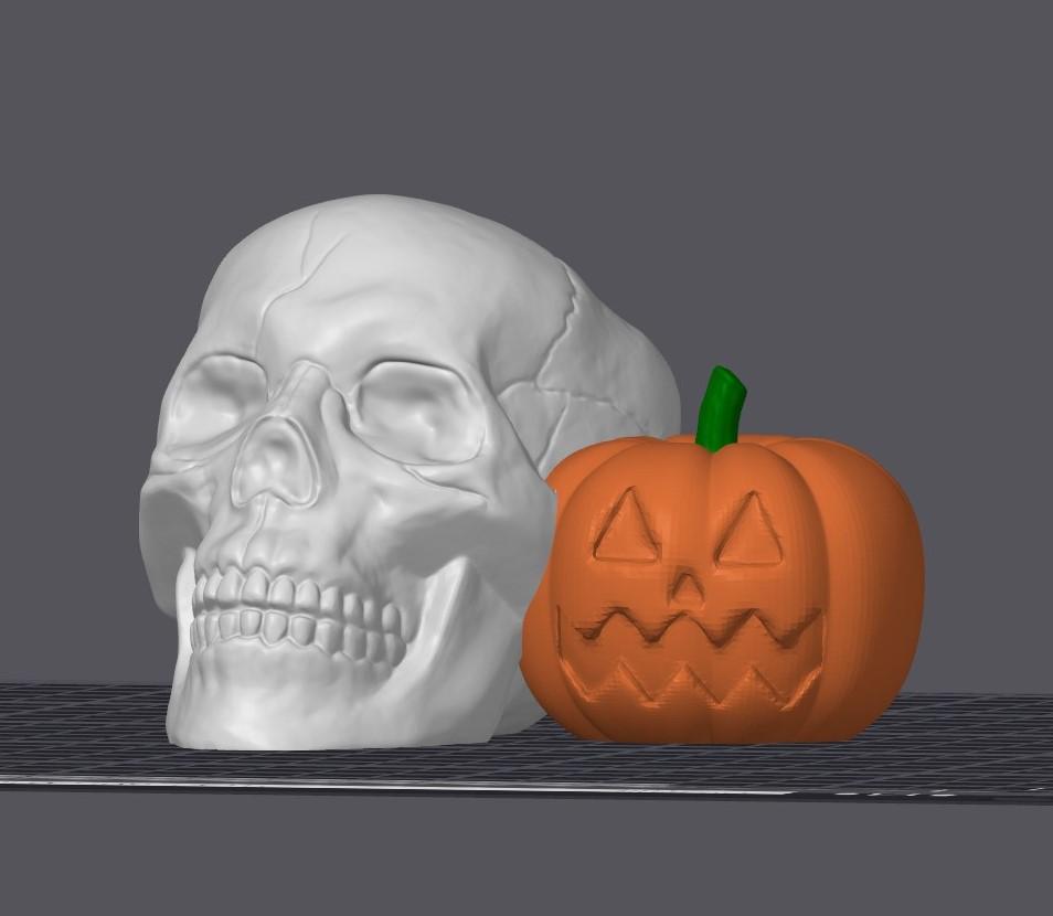 Spooky Duo Colored 3d model