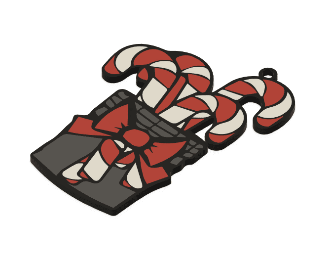 Christmas Pack: Candycane III 3d model