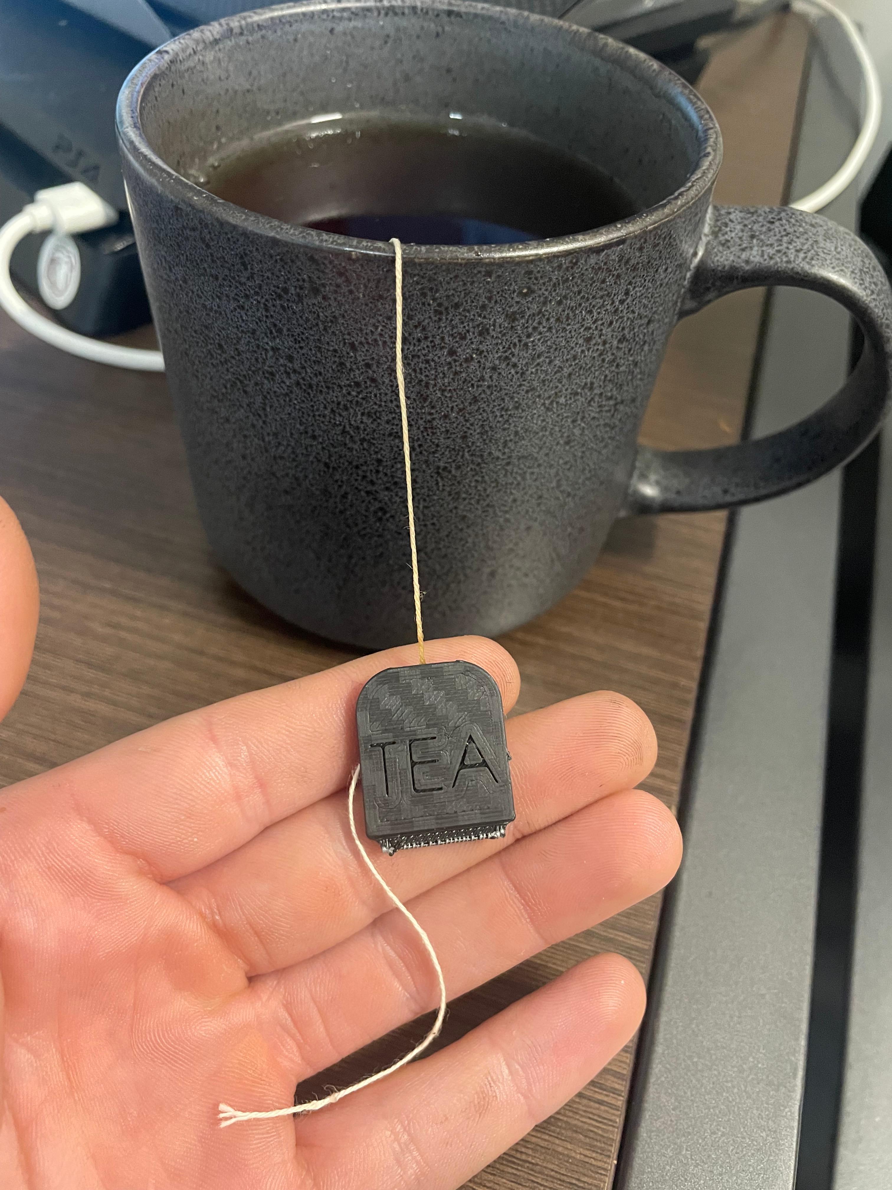 Tea Bag String Clip 3d model