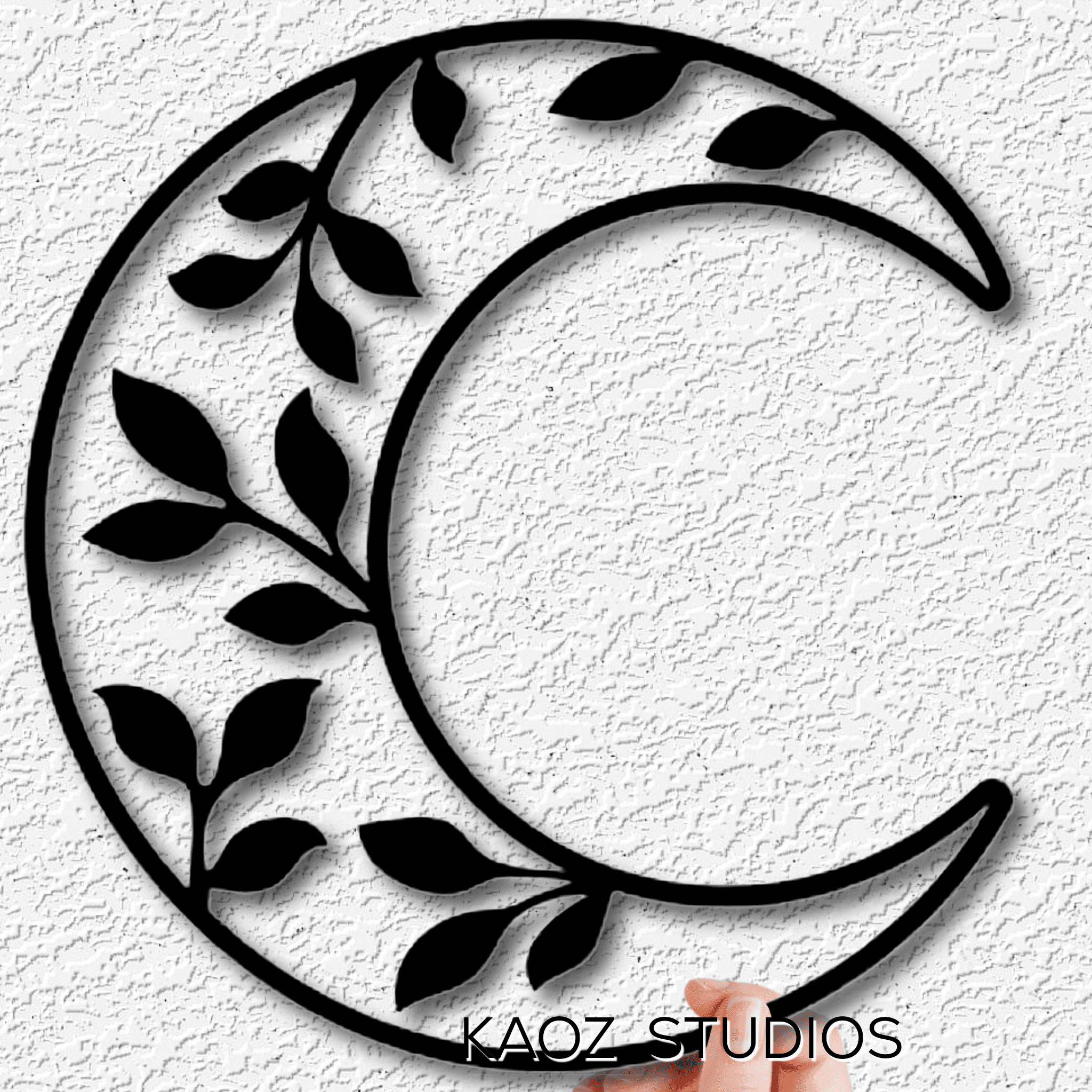 moon vines wall art space wall decor spiritual decoration 3d model