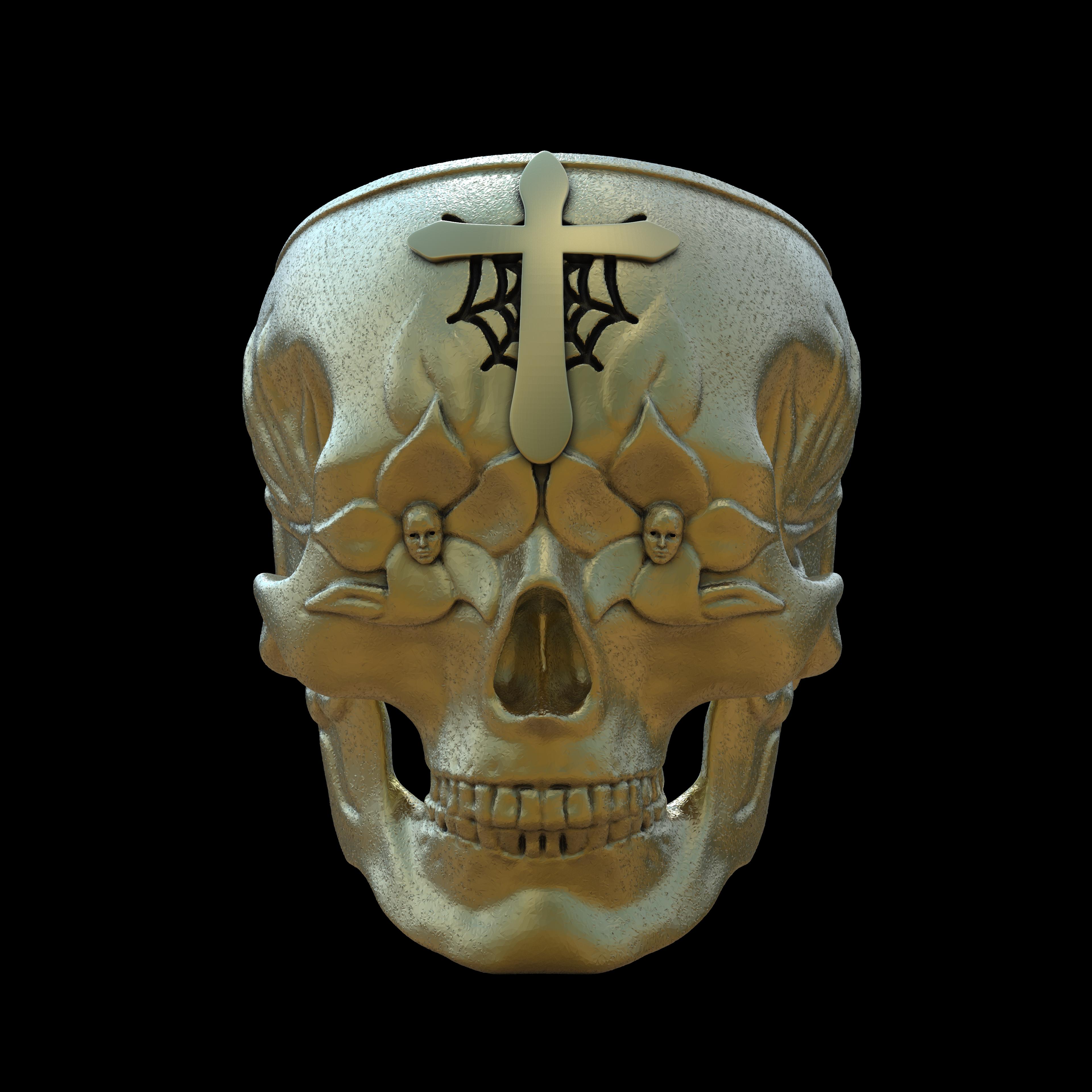 SKULL RING.stl 3d model