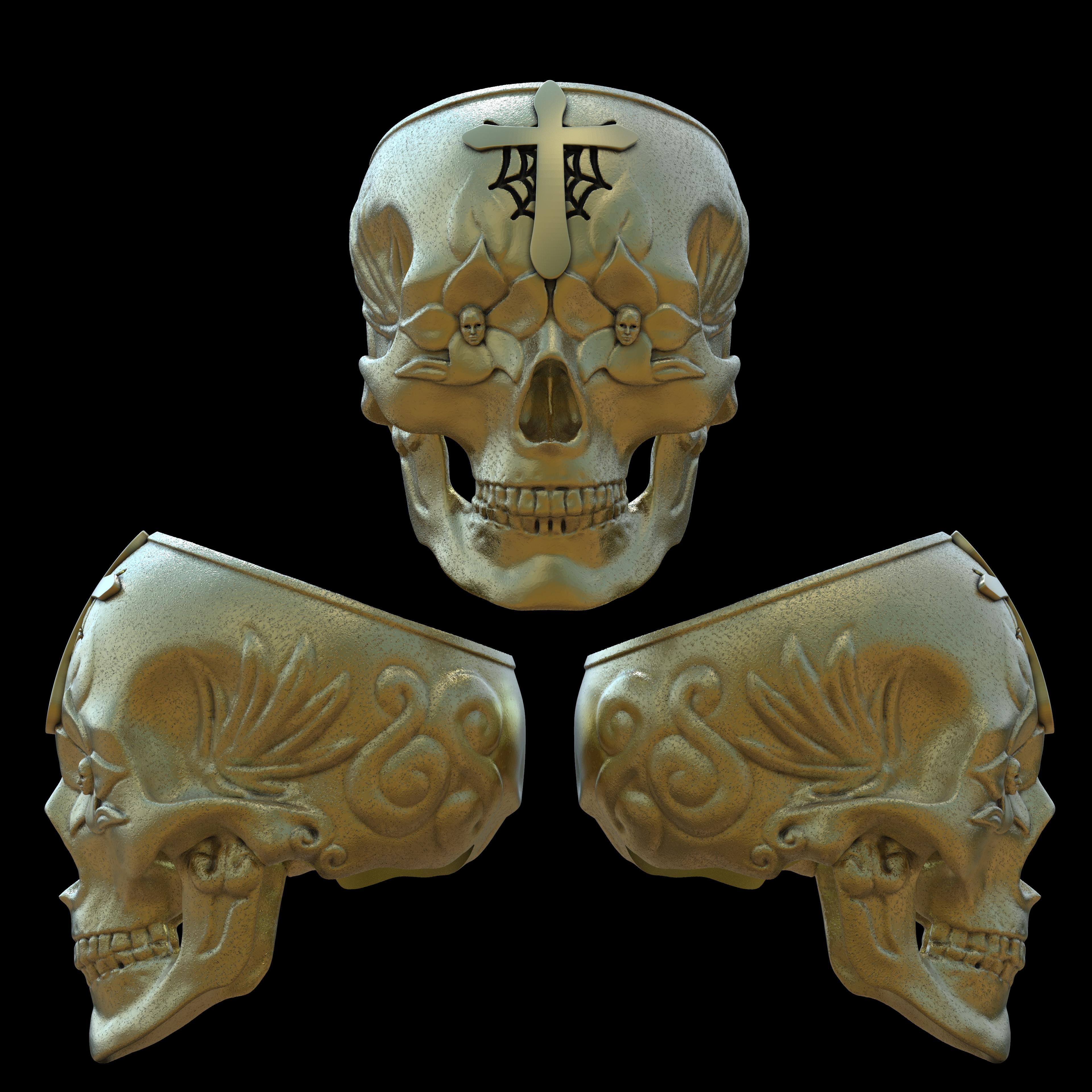 SKULL RING.stl 3d model