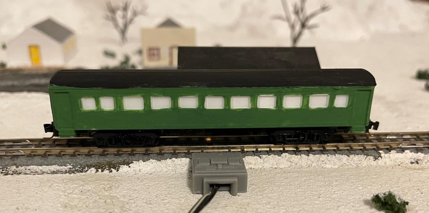 Z scale Harriman coach 3d model