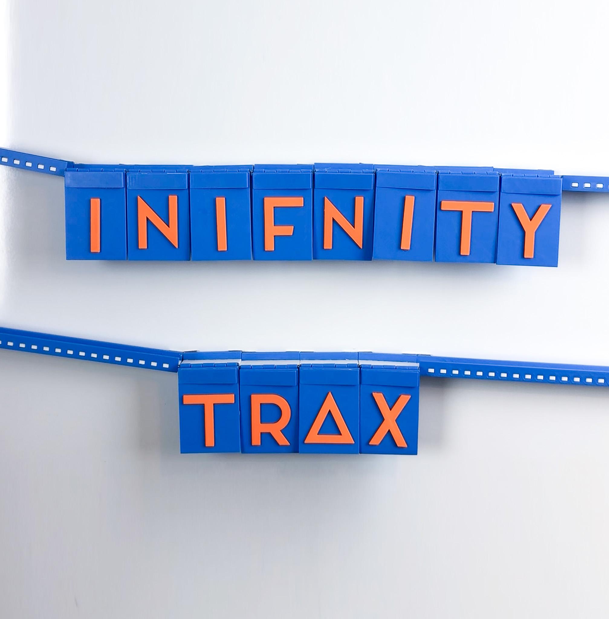 Flip Letters | Infinity Trax | Modular Magnetic marble Run 3d model