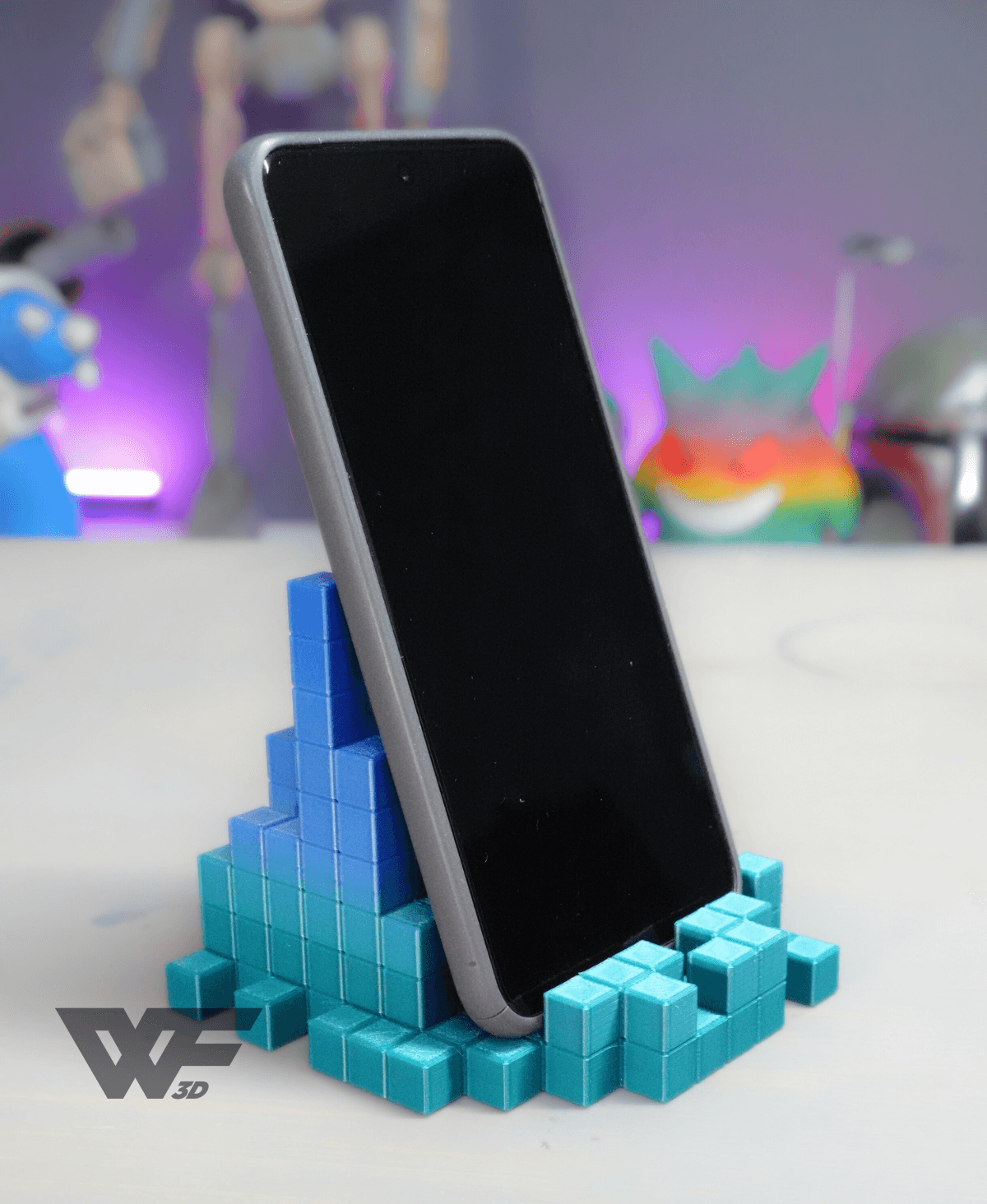 Pixel Phone Stand 3d model
