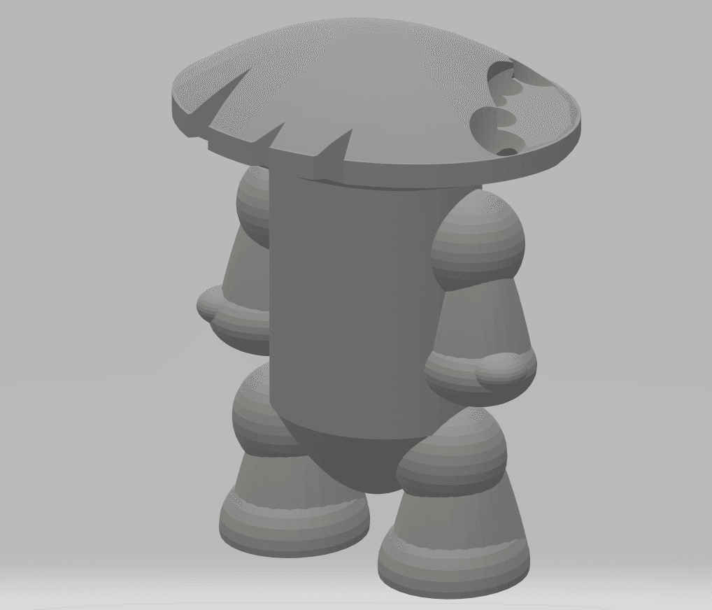 FHW Shroomie damaged cap 3d model