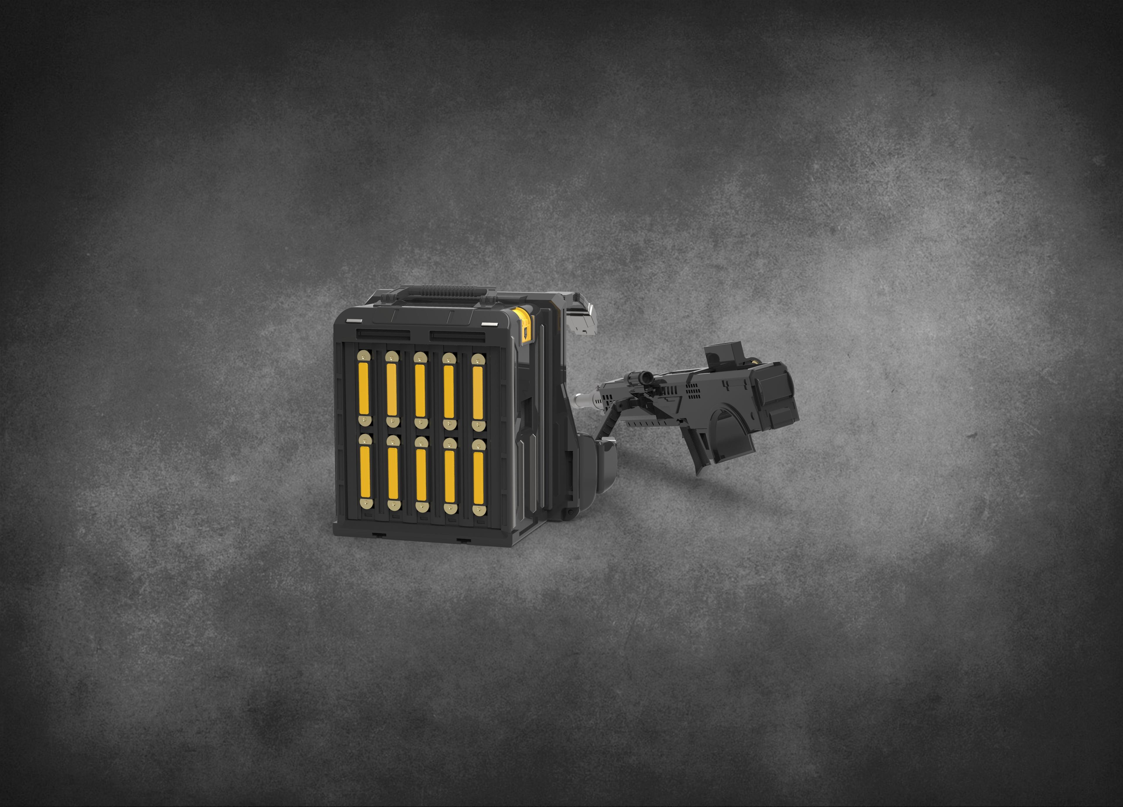 Helldivers 2 - Autocannon and backpack bundle - High Quality 3d Print Models! 3d model